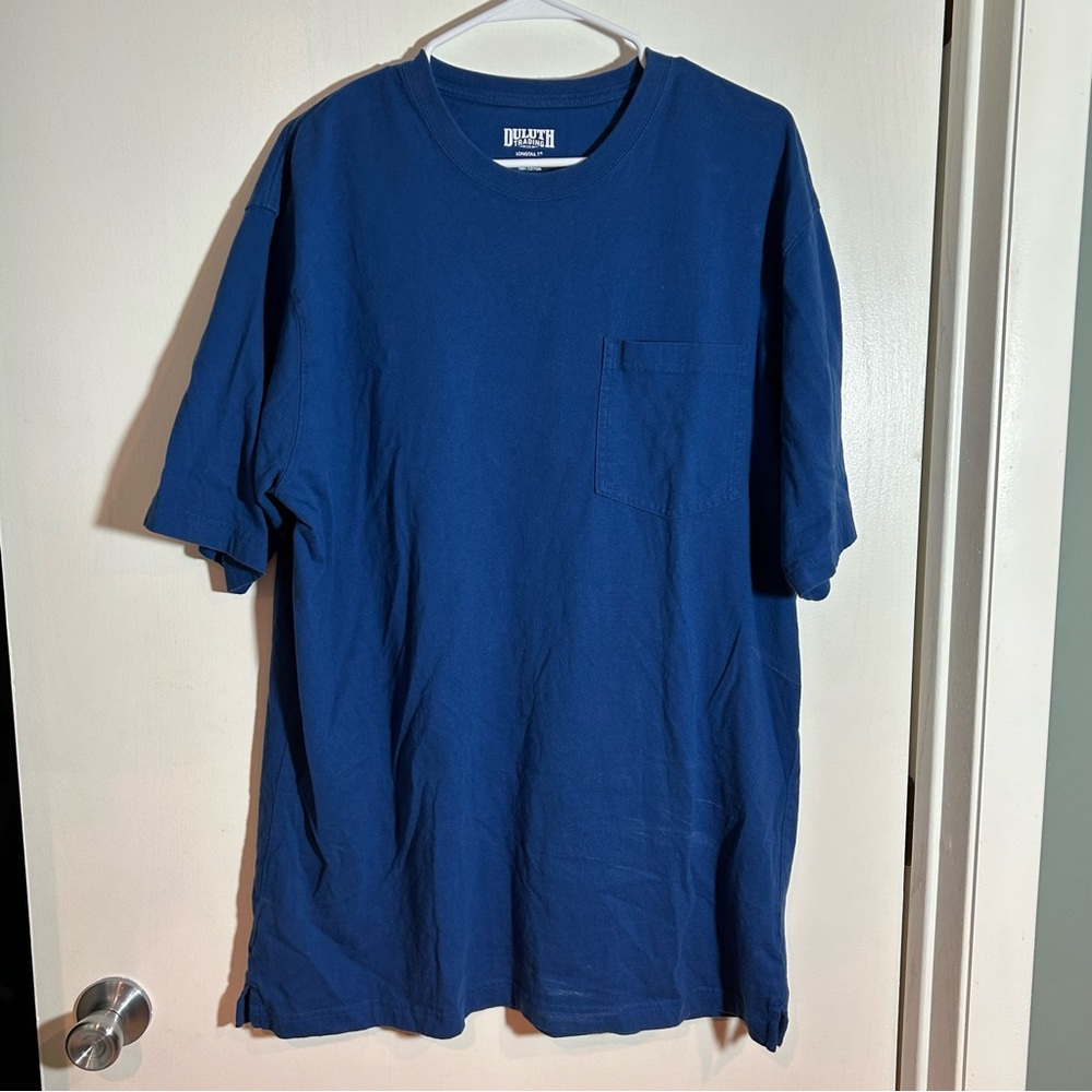 Duluth Trading Co blue longtail t large‎